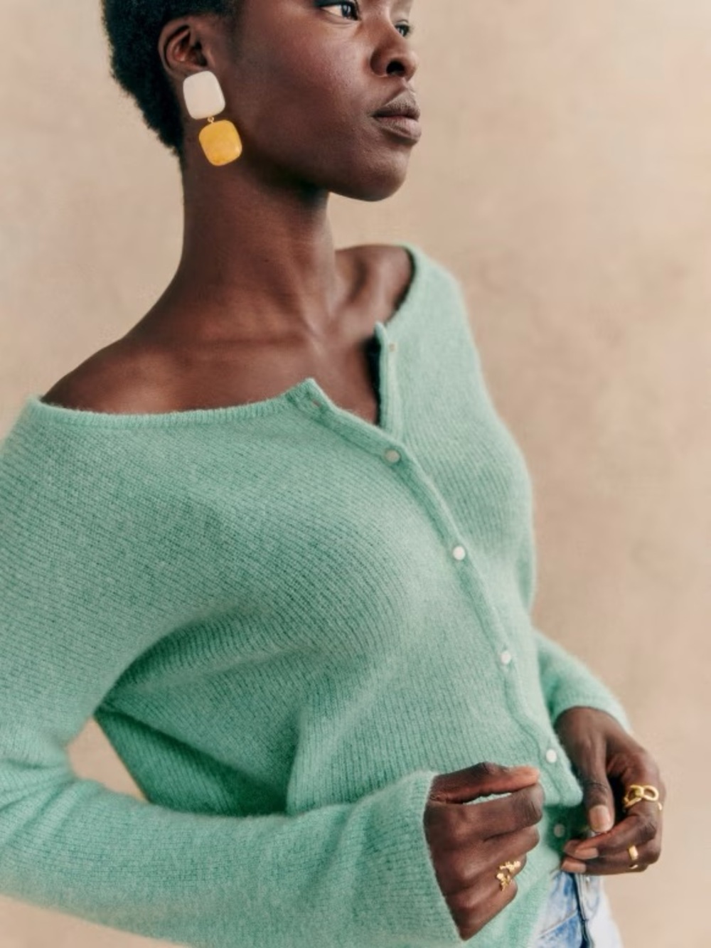 Sezane Gaspard cardigan sweater